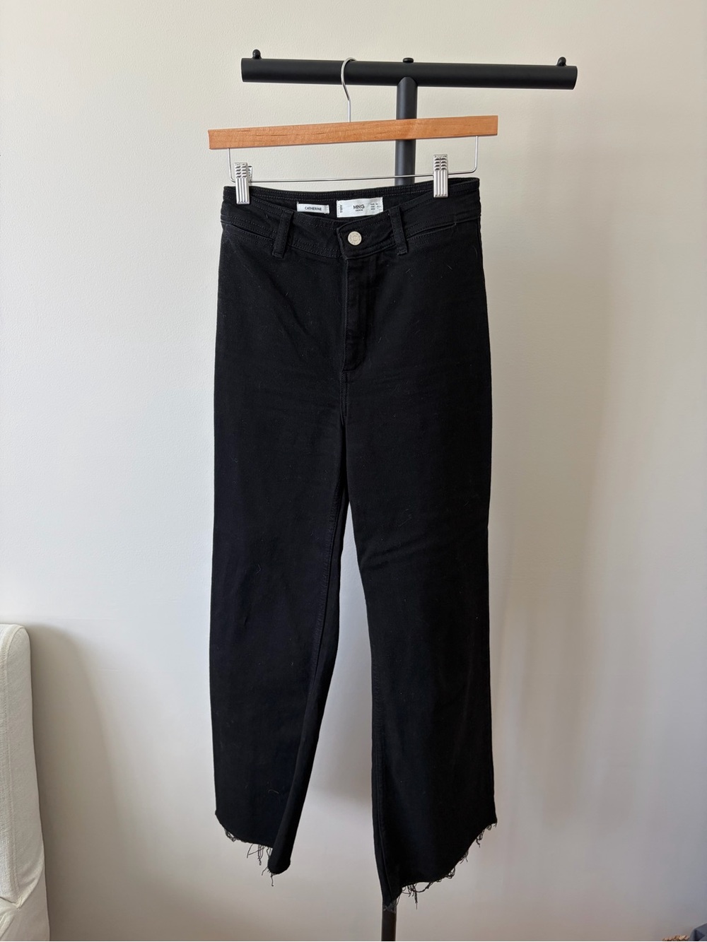 Catherines Black Straight Leg Jeans